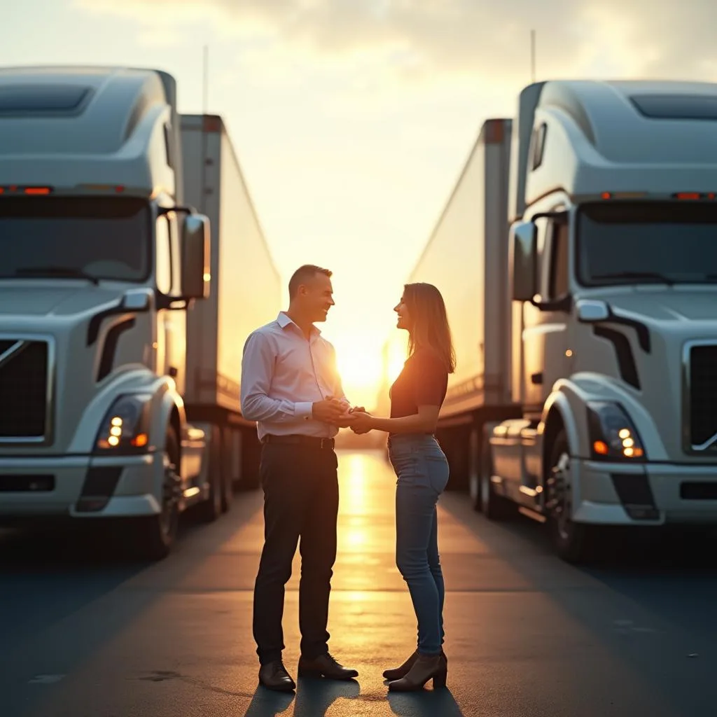 Customers satisfied with completed auto shipping process in Oceanside, CA.